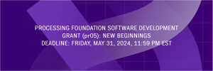 Read more about the article Open Call for 2024 Software Development Grant (pr05): New Beginnings